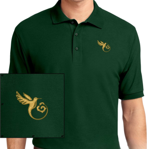 Valor Mens' Green Polo