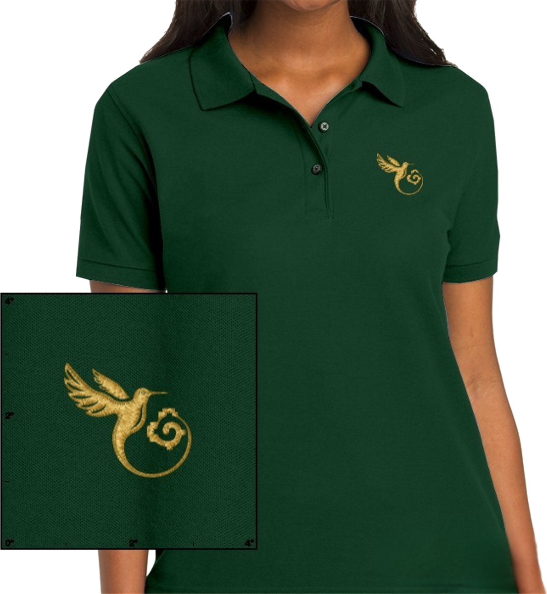 Valor Women's Green Polo